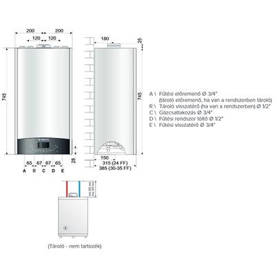 Ariston Genus One System 24 kondenzációs gázkazán, fűtő 21,5 kW - kifutó