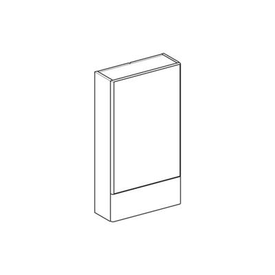 Geberit Selnova tükrös szekrény, 41,8x85x17,6cm magasfényű fehér - kifutó