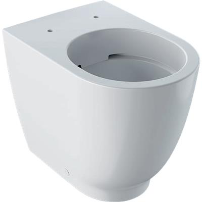 Geberit Acanto álló WC, mélyöblítésű, magasított, falhoz illeszkedő, zárt forma, Rimfree, 51cm