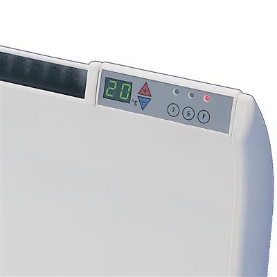 Glamox TLO03 fűtőpanel keskeny, 300 W, 18x49 cm, digitális termosztáttal (TLO03)