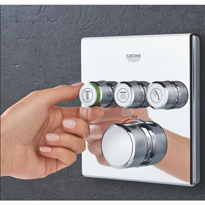 Grohe  Grohtherm SmartControl termosztatikus kezelő 3 fogyasztóhoz, falsik mögötti telepítéshez