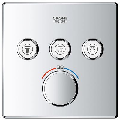 Grohe  Grohtherm SmartControl termosztatikus kezelő 3 fogyasztóhoz, falsik mögötti telepítéshez