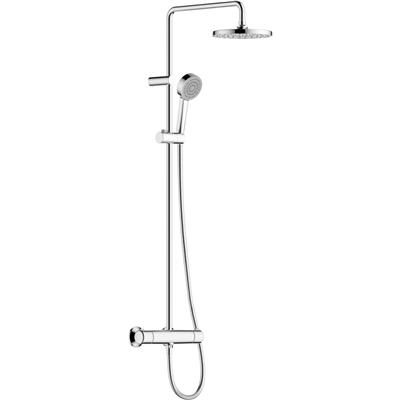 Hansa Basic zuhany rendszer termosztátos, fix fejzuhannyal 200mm(kerek), 1 funkicós fejjel