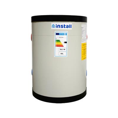 Install Storax Terra puffertároló, 60l, hőcserélő nélkül, PU szigeteléssel, fali