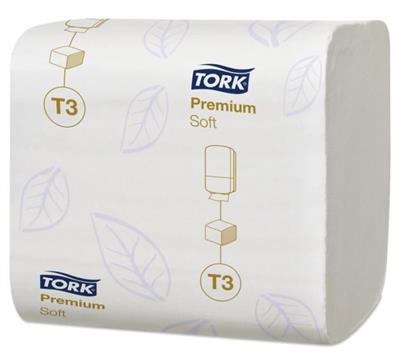 Tork toalettpapír Soft Folded, T3, fehér