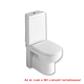 Alföldi Liner monoblokk WC hátsó kifolyású mélyöblítésű Easyplus 6639 L1R1 - kifutó