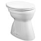 Alföldi Bázis WC csésze alsó kifolyású, laposöblítésű + CleanFlush 7096-R101