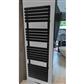 Arezzo Flat Black törölközőszárító radiátor, egyenes, fekete, 1500x500 mm, 887 W