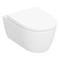 Geberit iCon fali wc készlet, mélyöblítésű, zárt forma, Rimfree, WC-ülőkével