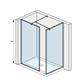 Jika Cubito Pure Walk-in zuhanykabin, sarok, ezüst/átlátszó üveg, 70x90 cm