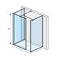 Jika Cubito Pure Walk-in zuhanykabin, hátfalhoz, ezüst/átlátszó üveg, 68x90 cm