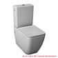 Jika Cubito Pure monoblokkos WC-csésze univerzális csatlakozással, mélyöblítésű, fehér 67 cm