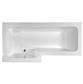 M-Acryl Linea fürdőkád 150x70/85cm balos + láb (cikkszám: )