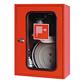Tűzcsapszekrény piros V2-Cnü 650x450x250, üveges, falon kívüli, ÜRES