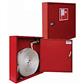 Tűzcsapszekrény piros V2-DL 460x460x115, falon kívüli, ÜRES